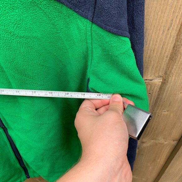 The North Face Fleece Zip Up Jacket Varsity Green - Picture 5 of 9